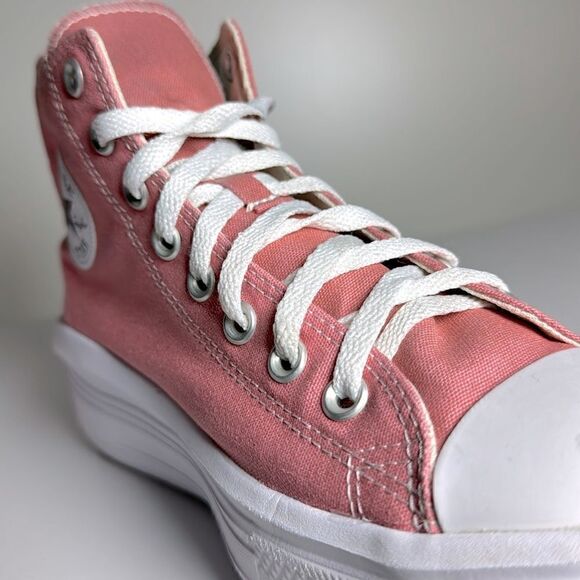 Converse Chuck Taylor All Star Move Hi Platform Pink Sneakers - Picture 5 of 10
